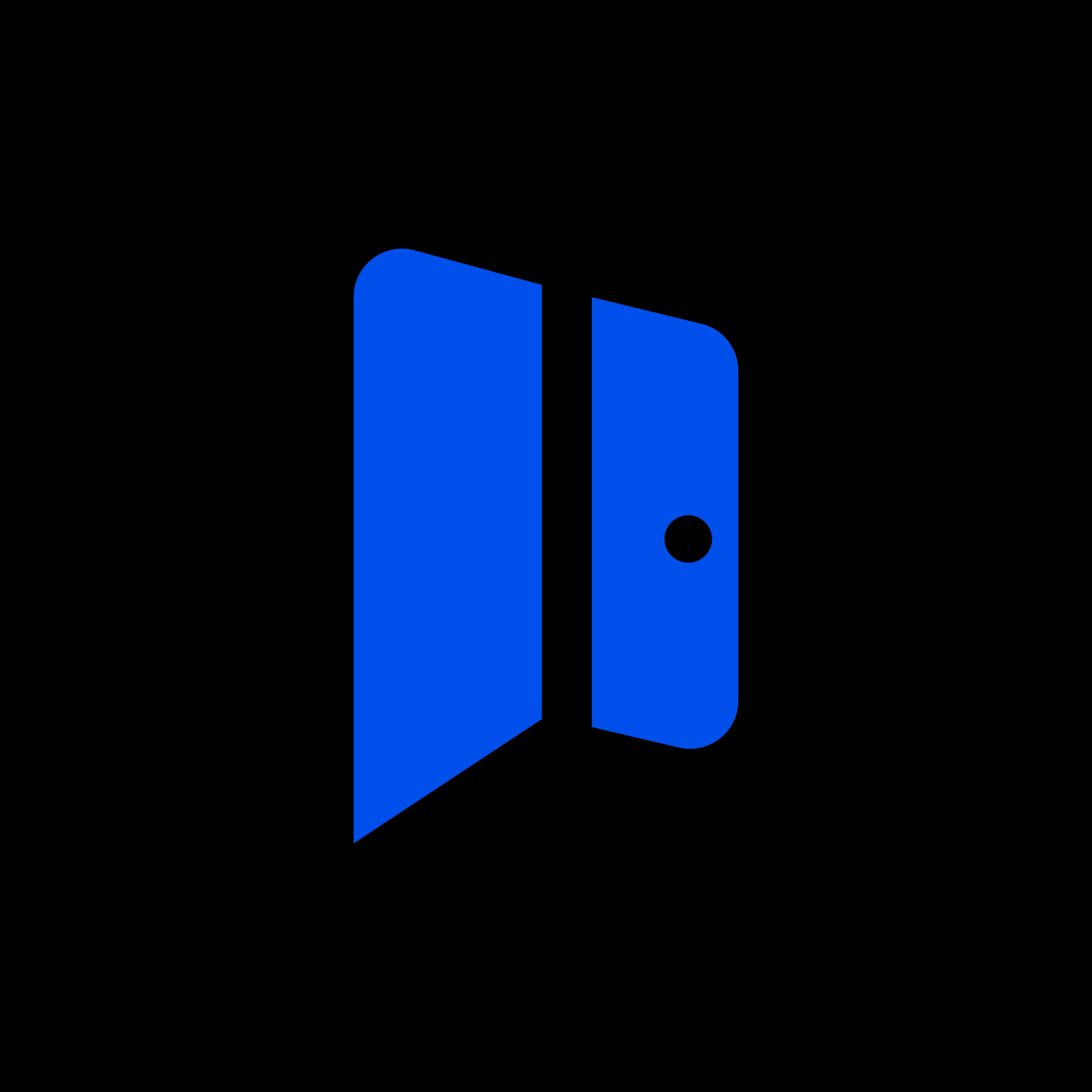 Shadoor logo mark — the open door